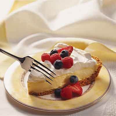 creamy-lemon-pie-with-berries-recipe-land-olakes image