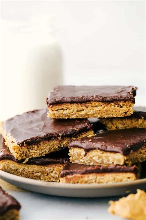 the-best-chocolate-peanut-butter-bars-recipe-the image