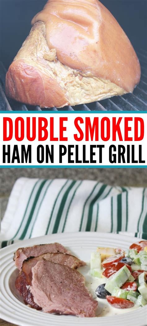 double-smoked-ham-on-pellet-grill-bake-me-some-sugar image