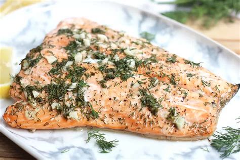 honey-lemon-baked-salmon-with-dill-and-garlic image