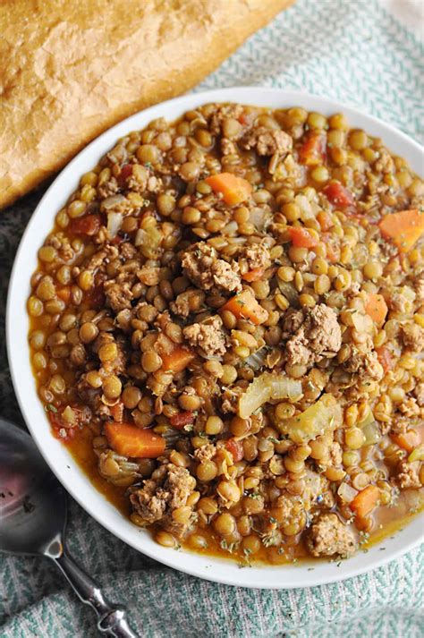 turkey-lentil-soup-recipe-quick-easy-savory-with-soul image