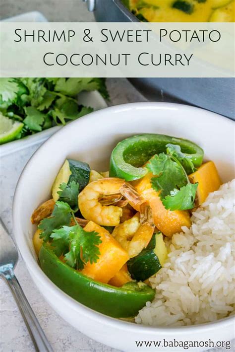 shrimp-and-sweet-potato-coconut-curry-babaganosh image