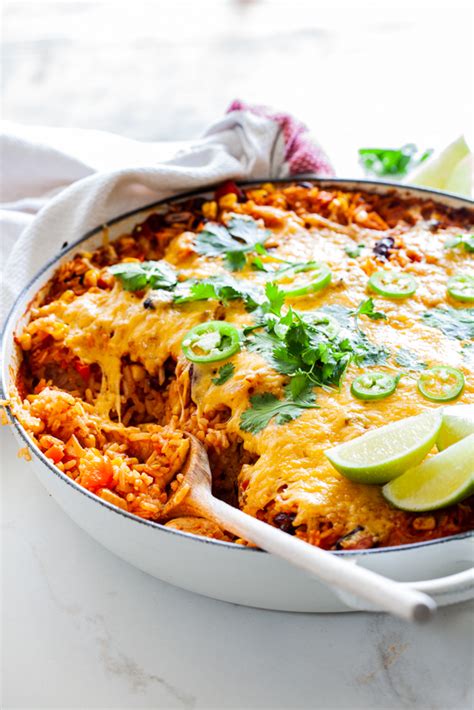 cheesy-mexican-chicken-and-rice-bake-simply-delicious image