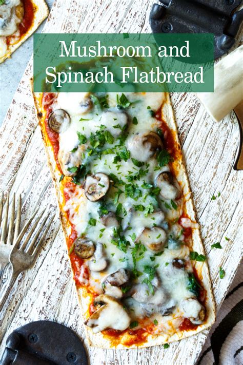 mushroom-and-spinach-flatbread-flatoutbread image