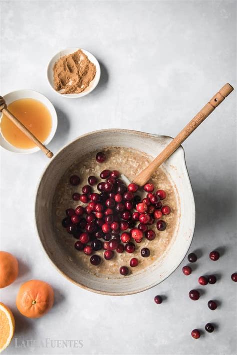 baked-oatmeal-with-cranberries-zesty-orange-laura image