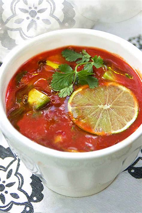 no-cook-cold-tomato-soup-with-avocado-and-lime image