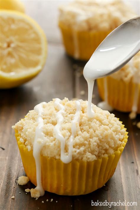 lemon-crumb-muffins-with-lemon-glaze-baked-by-rachel image