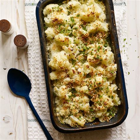 cheesy-cauliflower-gratin-with-crispy-panko-topping image