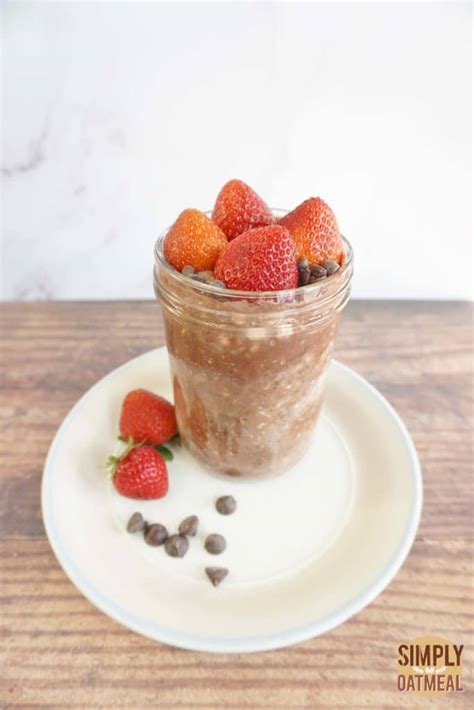 strawberry-chocolate-overnight-oats-simply-oatmeal image