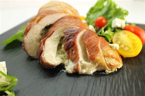 basil-cream-cheese-stuffed-chicken-breast-wrapped image