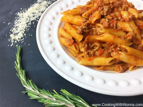 penne-al-rag-cooking-with-nonna image