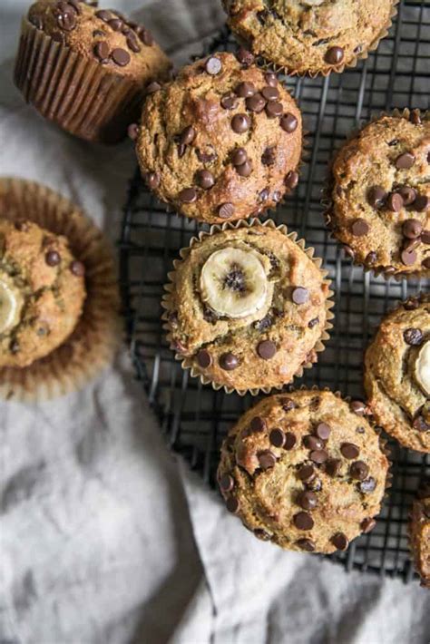 almond-flour-banana-chocolate-chip-muffins-fit-mitten image