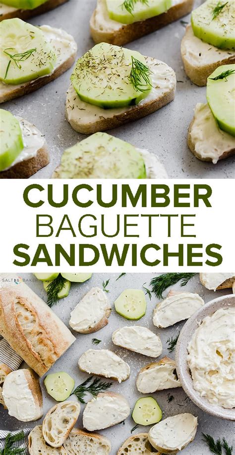 cucumber-and-dill-baguette-sandwiches-salt-baker image