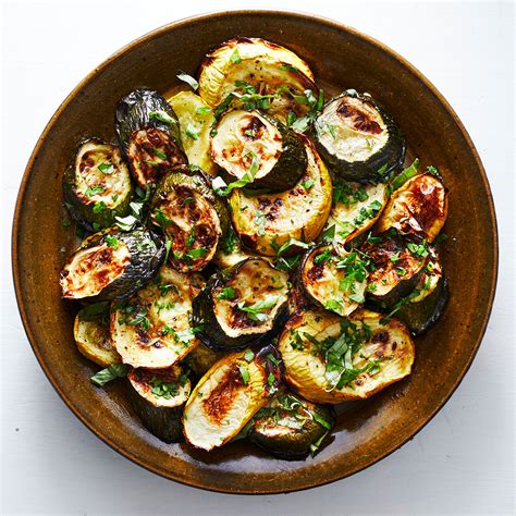simple-roasted-zucchini-squash-recipe-eatingwell image