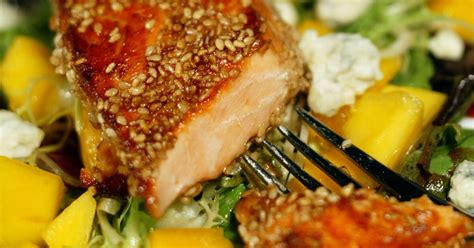 sesame-crusted-salmon-recipe-los-angeles-times image