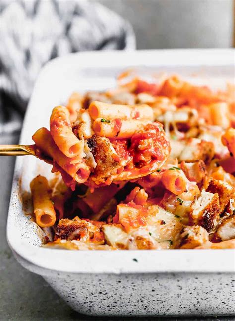 baked-ziti-with-chicken-parmesan-easy-chicken image