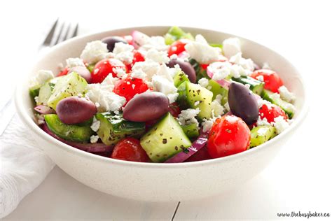 5-minute-easy-greek-salad-recipe-the-busy-baker image