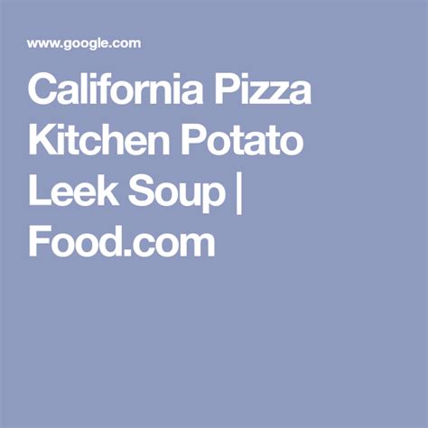 california-pizza-kitchen-potato-leek-soup image