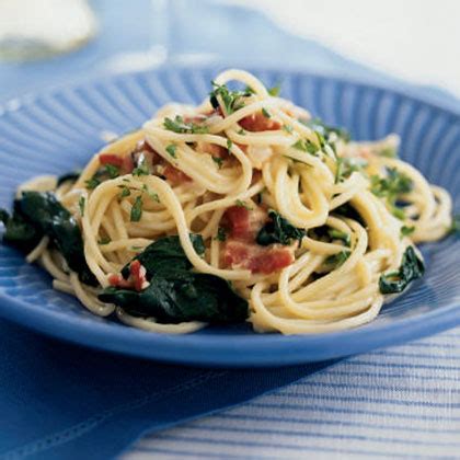 pasta-carbonara-florentine-recipe-myrecipes image