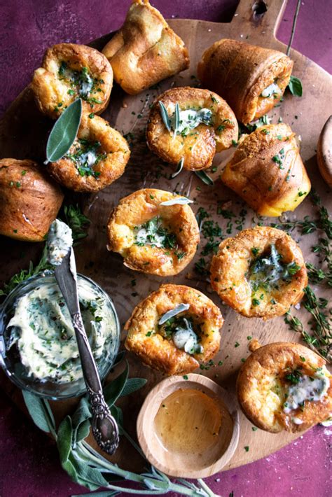 cornmeal-popovers-with-herb-honey-butter-the image