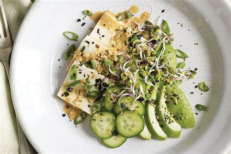 tofu-and-cucumber-salad-with-sesame-ginger-dressing image