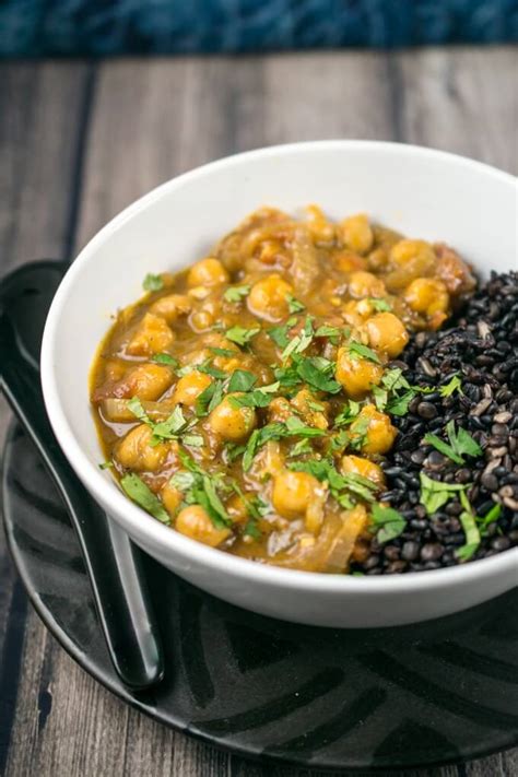 coconut-chickpea-curry-recipe-gf-vegan-weeknight-dinner image