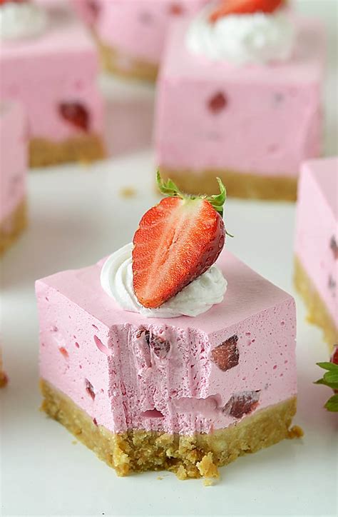 no-bake-strawberry-cheesecake-bars-lidias-cookbook image