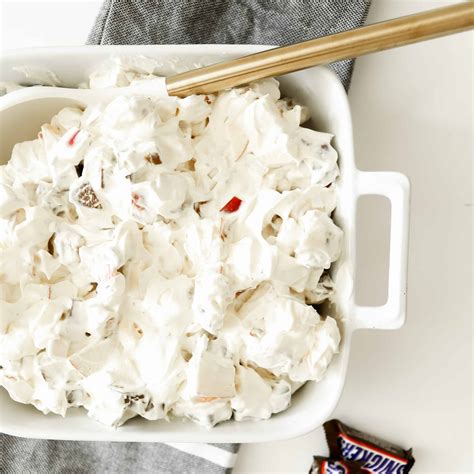 the-easiest-and-best-snickers-salad-recipe-by-sophia image