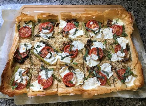 roasted-vegetable-phyllo-dough-pizza-the-kitchen image