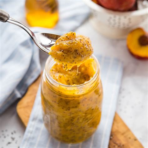 healthy-chia-seed-peach-jam-the-busy-baker image
