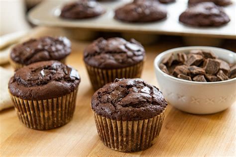 the-best-chocolate-muffins-not-dry-fifteen-spatulas image