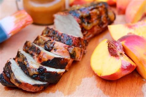 grilled-pork-tenderloin-with-peach-bbq-sauce image
