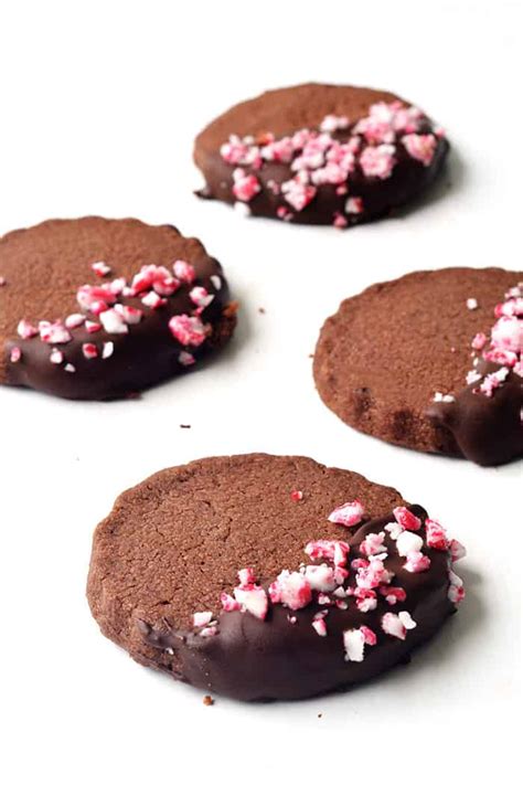 peppermint-chocolate-shortbread-cookies-sweetest image
