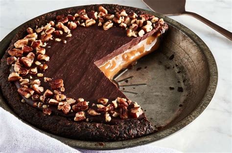 chocolate-caramel-pie-king-arthur-baking image