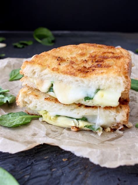 spinach-artichoke-grilled-cheese-panini image