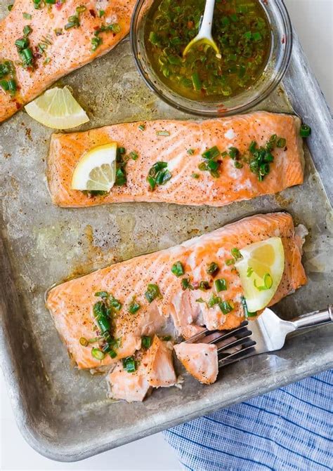 easy-baked-salmon-with-lemon-and-chives-rachel image