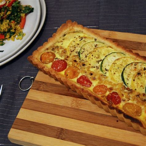 savory-cornmeal-tart-with-tomato-corn-and-zucchini image