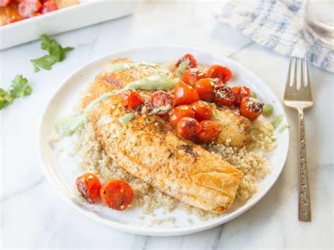 cajun-tilapia-with-blistered-cherry-tomatoes image
