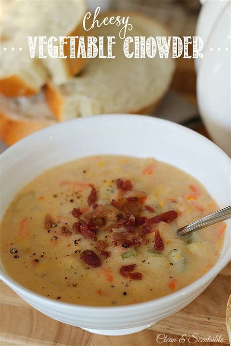 cheesy-vegetable-chowder-clean-and-scentsible image
