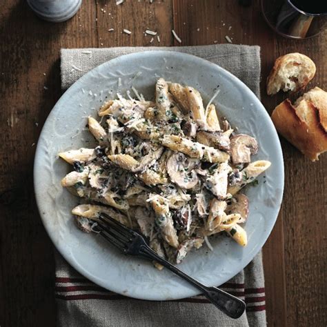 lidias-penne-with-ricotta-and-mushrooms-chatelaine image