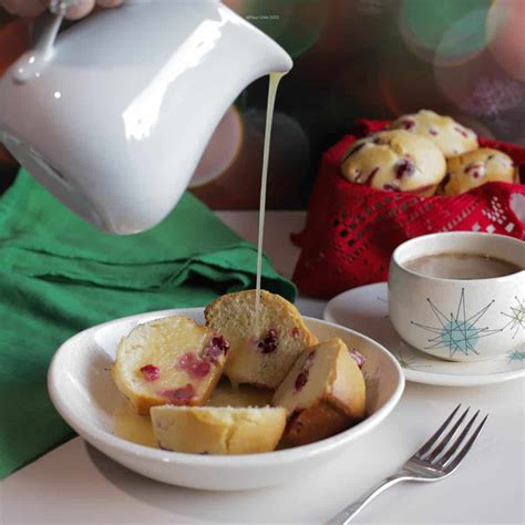 cranberry-pudding-with-butter-sauce-flour-child image