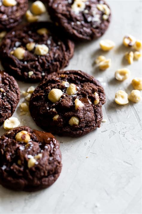 double-chocolate-hazelnut-cookies-a-sassy-spoon image