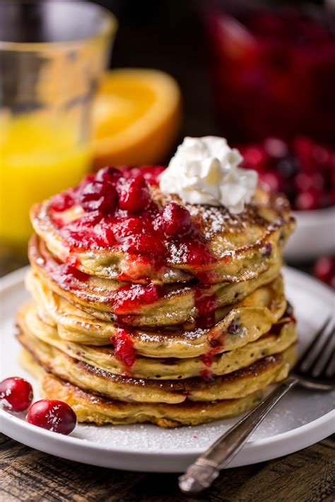 cranberry-orange-pancakes-baker-by-nature image