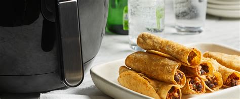 air-fryer-taquitos-with-cauliflower-and-black-beans image