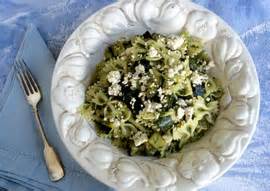 farfalle-and-zucchini-with-mint-and-basil-pesto image