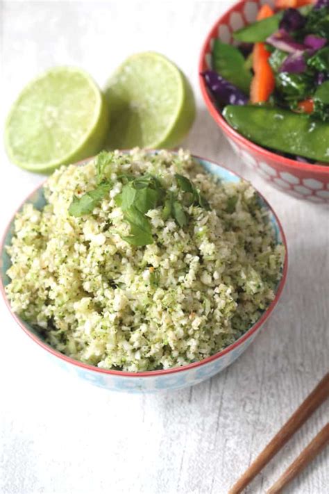 thai-broccoli-cauliflower-rice-with-stir-fried-veggies image