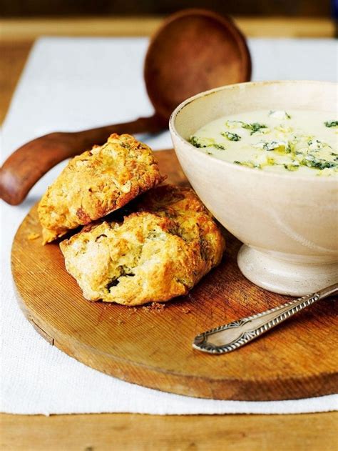 potato-and-stilton-soup-recipe-delicious-magazine image