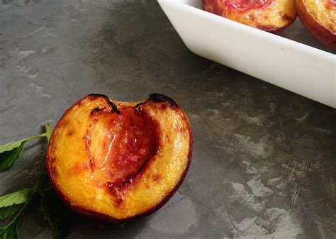 roasted-peaches-with-goat-cheese-honey-feast-west image