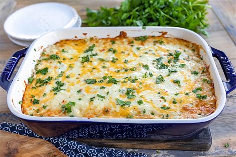 cheesy-green-chile-rice-casserole-just-4-ingredients image