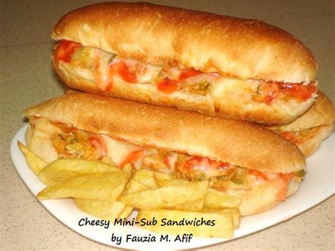 cheesy-mini-sub-sandwiches-fauzias-kitchen-fun image